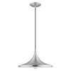 Livex Lighting Metal Shade 1 - Light Chandelier in  Brushed Aluminum - 2 of 4