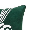 C&F Home 18" x 18" Pinecone on Green Tufted Pillow - 2 of 3