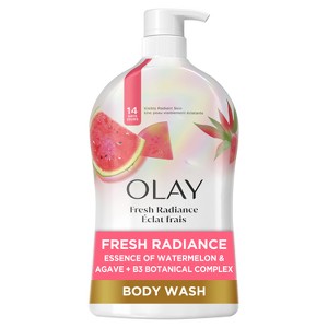 Olay Fresh Outlast Notes of Watermelon & Agave Body Wash - 33 fl oz - 1 of 4