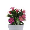 Unique Bargains Artificial Plants Morning Glory Hanging Basket Plastic 3.94"x3.94"x7.87" 1 Pcs - 4 of 4