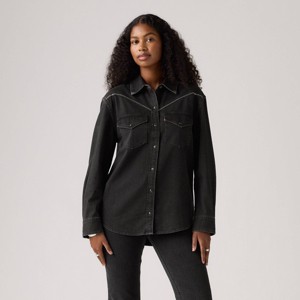 Levi's® Women's Sawyer Western Shirt - First Or Last Shine - 1 of 3