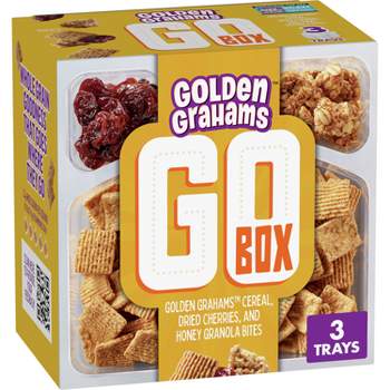 Golden Grahams Cereal Go Box - 3ct / 7.62oz
