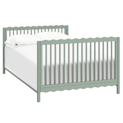 Light Sage Sustainable Pine Wood 4-in-1 Convertible Crib