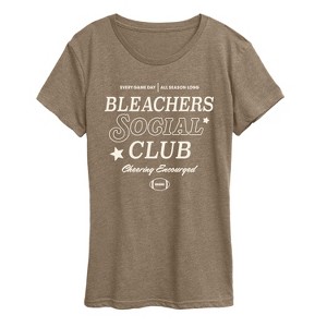 Women's - Instant Message - Bleachers Social Club Short Sleeve Graphic T-Shirt - 1 of 4