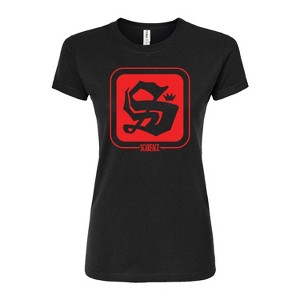 Women's - Scarface - Logo Symbol Fitted Graphic T-Shirt - 1 of 2