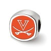 Black Bow Jewelry Sterling Silver Virginia Wahoos NCAA Bead Charm - 2 of 4