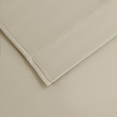 King Gray Solid Cotton Sheet Set with Baratta Hemstitch