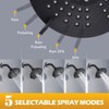 WOWOW Single Handle 5-Spray Tub and Shower Faucet 1.8 GPM with High Pressure Showerhead Valve Included - 2 of 4