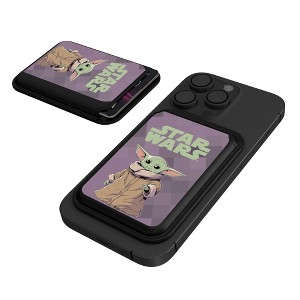 Keyscaper Star Wars Mandalorian Color Block Black Magnetic Credit Card Wallet - 1 of 3