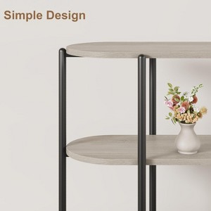 47.2" Entryway Console Table, 3 Tier Industrial Metal Sofa Table, Behind Couch Table, Hallway Table - 1 of 1