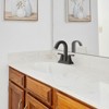 Bathroom Sink Faucet Oil Rubbed Bronze 2-Handle 4 Inch Centerset Bathroom Sink Faucet, Sink Drain and 2 Supply Lines Included, Modern Vanity Faucet - 2 of 4