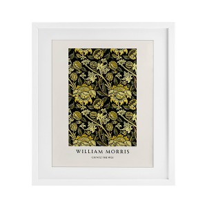 Stupell Industries William Morris Chintz The Wey Framed Print Under Glass Art - 1 of 4