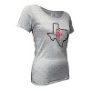 NBA Houston Rockets Women's Short Sleeve Burnout Scoop T-Shirt - 3 of 4