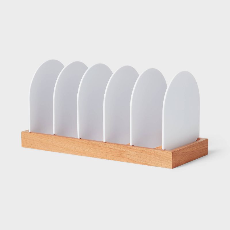 Wood Cookware Organizer White - Brightroom&#8482;, 1 of 5