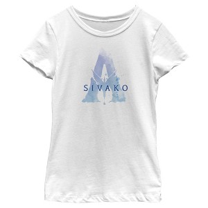 Girl's Avatar Sivako Watercolor A Logo T-Shirt - 1 of 4