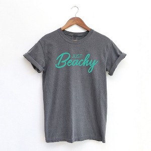 Simply Sage Market Women's Just Beachy Short Sleeve Garment Dyed Tee - 1 of 2