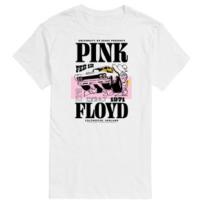 Men's - Pink Floyd - University Of Essex Colchester England 1971 Short Sleeve Graphic T-Shirt - 1 of 4