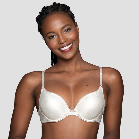 Vanity Fair Womens Ego Boost Add-A-Size Push Up Underwire Bra 2131101 -  SWEET CREAM - 36C