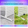 Dovelina Metal Outdoor Privacy Screen Freestanding Patio Decorative Screen (Set of 2) - 4 of 4