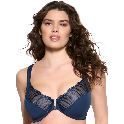 Paramour By Felina Women's Amaranth Cushioned Comfort Unlined Minimizer Bra  (sparrow, 36g) : Target