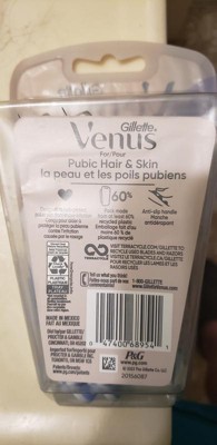 Venus For Pubic Hair & Skin Disposable Razors - 4ct : Target