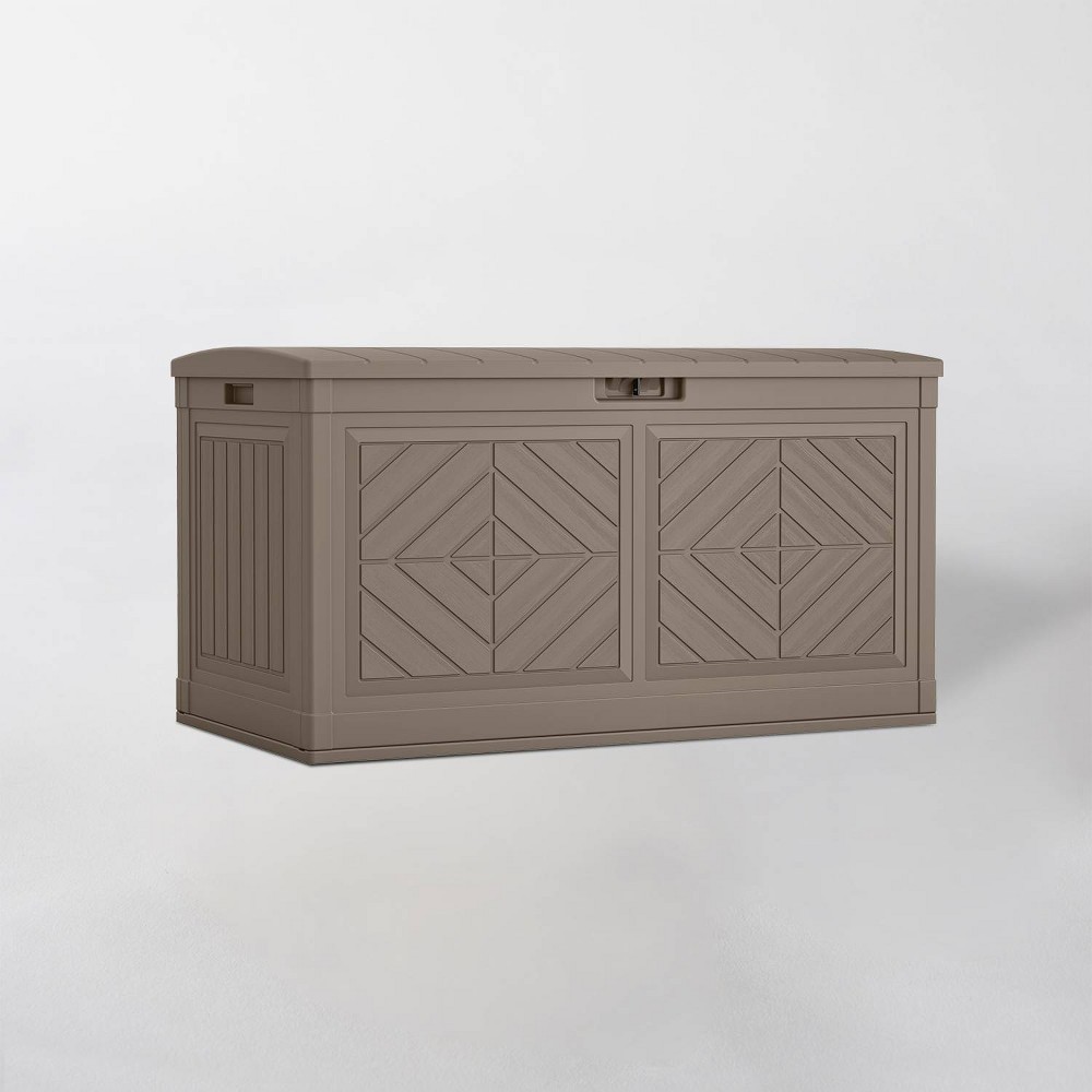 UPC 044365024028 product image for 80gal Resin Deck Box Dark Taupe - Suncast | upcitemdb.com