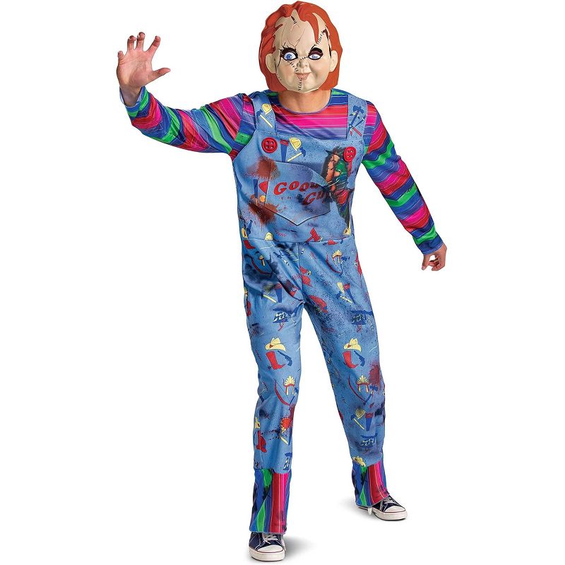 Childs Play Deluxe Chucky Adult Costume, 1 of 2
