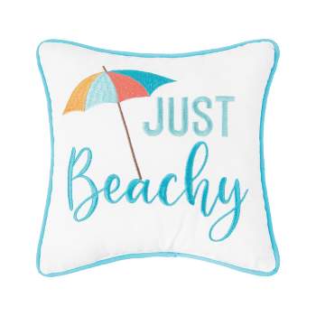 C&F Home Just Beachy Embroidered Throw Pillow