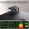 GTRACING 47" L Shaped Gaming Desk with a Mini-Table, Carbon Fiber Style Computer Desk - 3 of 4