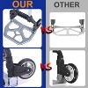 Musment Folding Hand Truck Dolly Cart, Portable Aluminum Dolly Cart with Telescoping Handle - 4 of 4