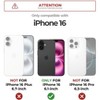Dexnor for iPhone 16 Case with Slide Camera Cover & Adjustable Kickstand & Built-in Screen Protector, Magnetic Shockproof Bumper Cases - 2 of 3