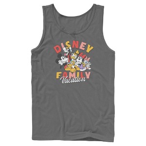 Mens Mickey & Friends Family Vacation Tank Top - 1 of 4