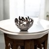 Slickblue Handmade Metal Decorative Bowls – Metal Table Art, 4” Diameter, for Indoor/Outdoor - 2 of 3