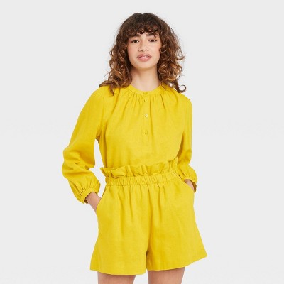 target yellow blouse