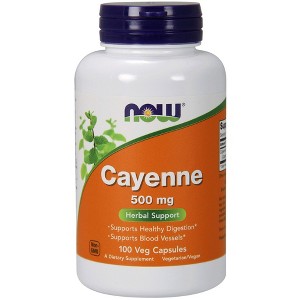 Cayenne 500mg by Now Foods  -  100 Capsule - 1 of 2