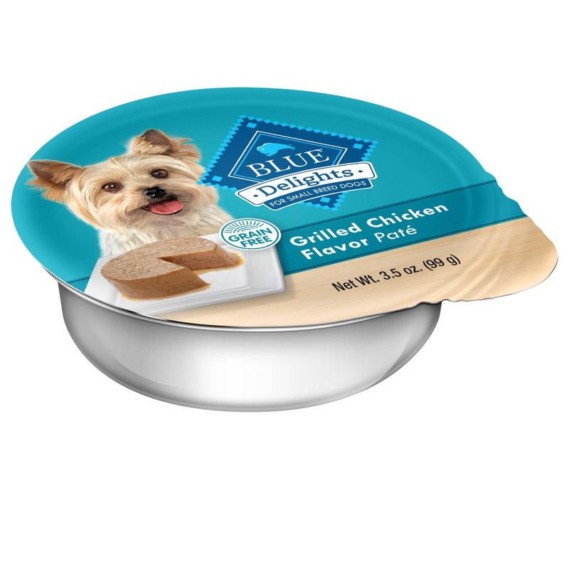 Blue Buffalo Delights Wet Dog Food for Small Breed Dogs  - 3.5oz, 3 of 7