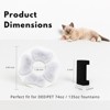 Nispira Cat Water Fountain Replacement Filters Compatible with DEEIPET 74oz/135oz Water Fountain Models, 8 Pack - 3 of 4