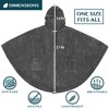PAVILIA Fluffy Angel Wrap Hooded Blanket for Women Adult, Wearable Cozy Wrap Throw Faux Shearling Shawl Cape - 4 of 4