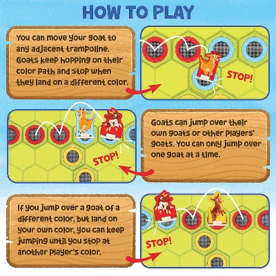 Bouncin' Billy Goats Colorful Family Board Game for Kids