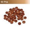 Unique Bargains Wooded Sewing DIY Craft Clothing Sewing Round Buttons 50 Pcs - 3 of 4