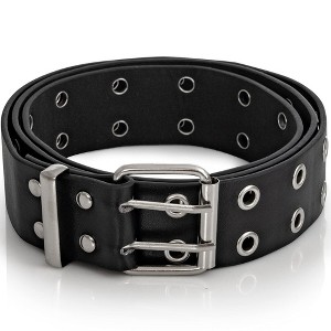 Skeleteen Double Grommet Belt - Black - Small - 1 of 4