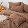 BAGOKIE 7 Pieces Seersucker California Bed in a Bag Comforter Set - 3 of 4