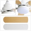 BestParts 42" Modern Ceiling Fan - 3-Color LED, Remote Control, Reversible DC Motor - 4 of 4
