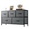 Fabric Dresser for Bedroom, Wide 5-Drawer Chest of Drawers with Storage Organizer Unit - 2 of 4