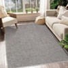 Machine Washable Area Rug 5x7 for Living Room Modern Minimalist Solid Carpet Non-Slip Low Pile Contemporary - 3 of 4
