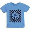 The Juniper Shop SmileyWorld Checkered Lightning Distressed Youth Short Sleeve Tee - 3 of 4