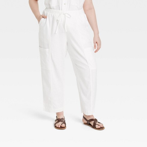High Waist White Pants : Target