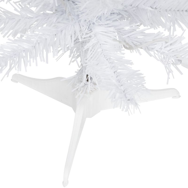 Northlight 2' Pre-Lit Woodbury White Pine Slim Artificial Christmas Tree, Blue Lights, 6 of 7