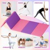 Folding Gymnastics Mat, Exercise Mats, Gymnastics Tumbling Mats, Thick Portable Home Gym Floor Pad for Yoga,Pilates, Aerobics & Martial Arts Training - 4 of 4