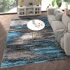 Emma and Oliver Ultra Soft Shaded Look Olefin Accent Rug with Natural Jute Backing - 2 of 4